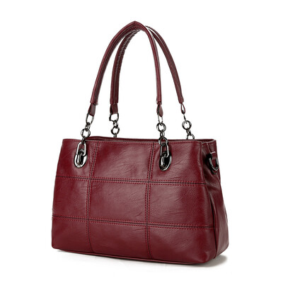 

Women Bags Handbags Women Famous Designer Plaid Women PU Leather Handbags Luxury Ladies Hand Bags Shoulder Fashion Sac