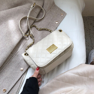 

Fairy small bag handbags new Korean version of the fashion rhombic chain single shoulder diagonal package small square p