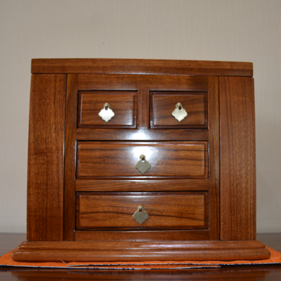 

Qisimu Dressing box jewelry box rosewood suzu crafts 5724