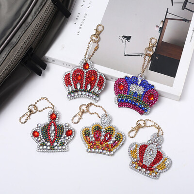 

Siaonvr DIY Special Shape Full Diamond Diamond Pattern Key Ring Set Diamond Embroidery