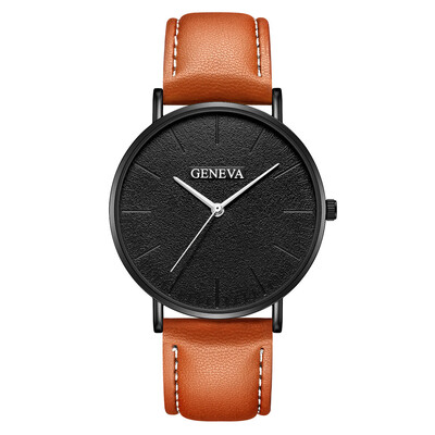 

Cheap Fashion Casual Women Students Minimalist Trend Temperament Art Design Small Dial leather Couple Watches