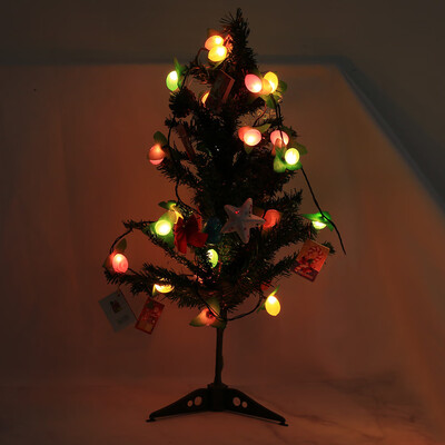 

〖Follure〗60cm Mini Table Top Christmas Tree Decoration LED Decor Home Xmas Gift Party