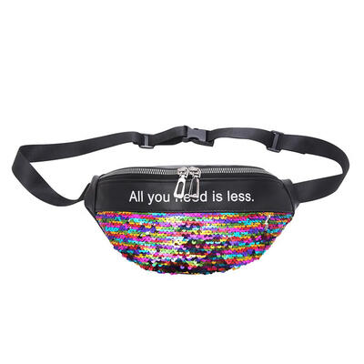 

Sequins Fanny Packs Waist Bags Women Chest Pouch Shoulder Bum Belt Bags