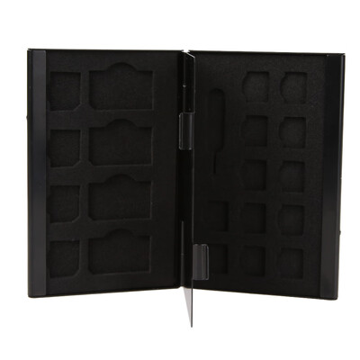 

21 in 1 Aluminum SIM Micro Nano SIM Card Pin StorageBox Case Holder Protect