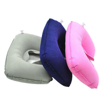 

Inflatable U Shaped Car Flight Travel Nap Head Rest Air Cushion Neck Pillow New