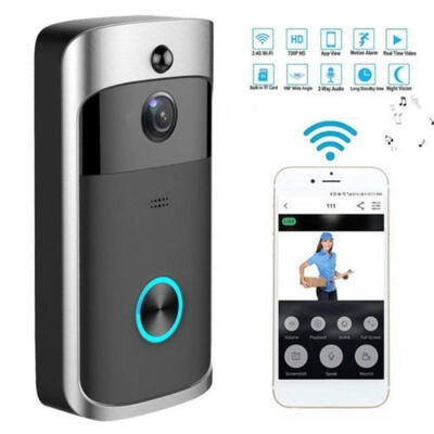 

Hot Wireless Smart WiFi Doorbell IR Phone Remote Door Bell Security Camera Intercom
