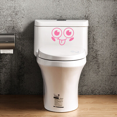 

〖Follure〗Lovely Smiling Face Free Decoration Fashion Bedroom Home Toilet Toilet Stickers