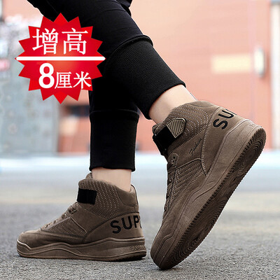 

Autumn Mens Shoes Sports&Leisure High-top Canvas Board Shoes Summer Black Climax Shoes