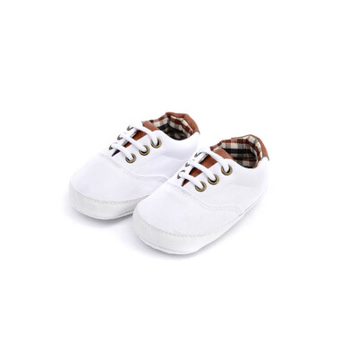 

0-18Months Toddler Infant Canvas Anti Slip Newborn Baby Boy Crib Shoes NEW