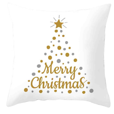 

Siaonvr Christmas Pillow Cover Decor Pillow Case Sofa Waist Throw Cushion Cover