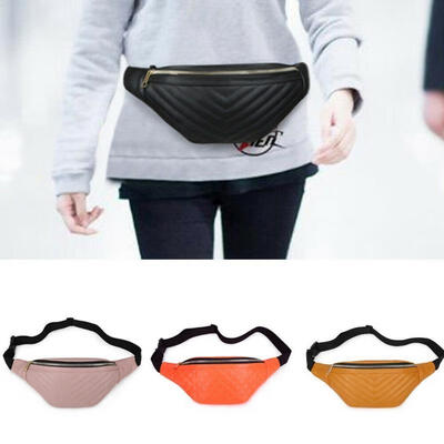 

Portable Leather Waist Pack Practical Crossbody Bag Small Item Pocket Bag Wallet