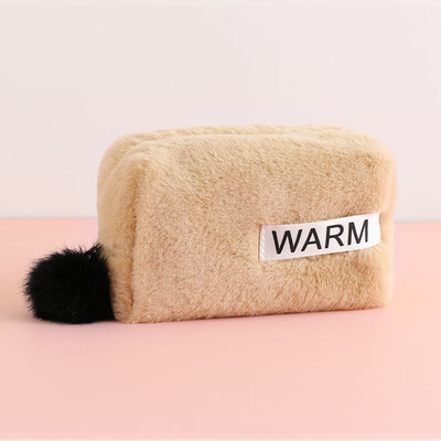 

Tailored Cute Plush Storage Bag Multi-Function Cosmetic Bag Household Goods Storage Bag