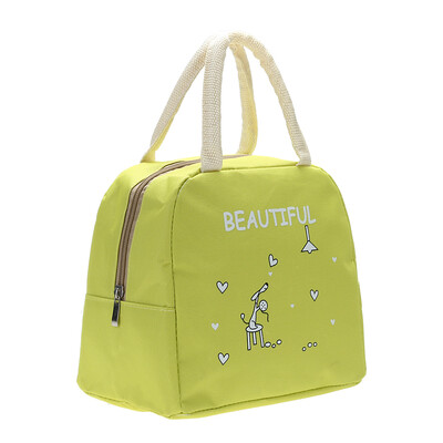 

Cartoon Print Handy Thickness Insulated Picnic School Lunch Bag