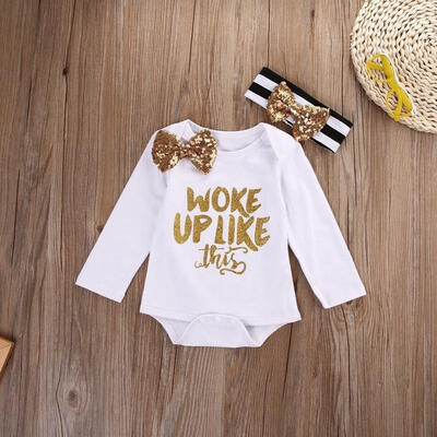 

Newborn Infant Baby Boy Girl Bodysuit Costume Romper Jumpsuit Outfits Clothes
