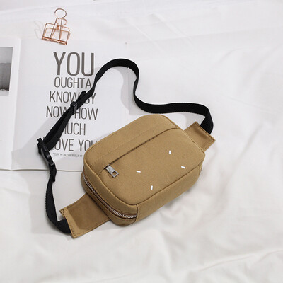 

Summer new bag female 2019 new wave Korean version of the fashion small fresh casual pockets wild Messenger bag chest bag