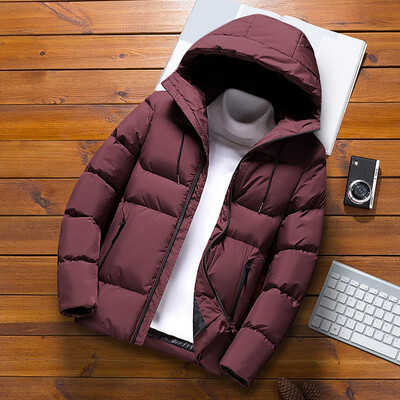

Gobestart Mens Autumn Winter Casual Solid Hoodie Jacket Coat