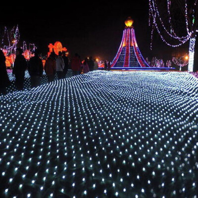 

〖Follure〗6Mx4M 600LED String Fairy Lights Net Mesh Curtain Chrismas Wedding Party