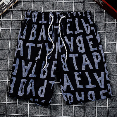 

Tailored Men Spring Summer Print Trunks Quick Dry Beach Surfing Running Short Pant