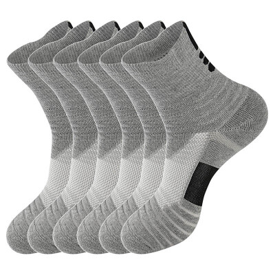 

LifeWheel Mens Athletic Sports Running Breathable Cotton Basketball Socks