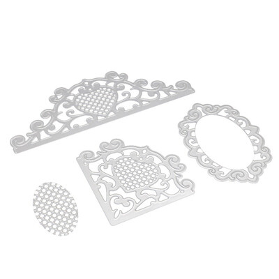 

Siaonvr New Flower Heart Metal Cutting Dies Stencils DIY Scrapbooking Album Paper Card