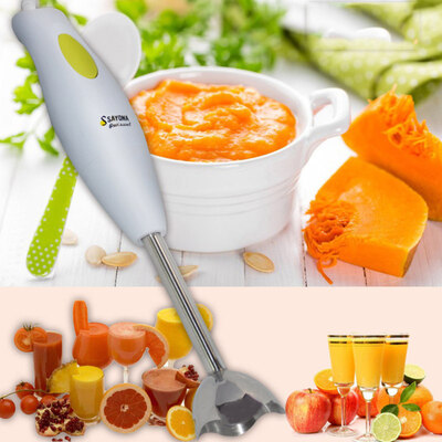 

300W Electric Hand Blender Egg Fruit Vegetable Food Processor Stick Juicer Mixer