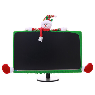 

〖Follure〗Christmas Hotel mall Cash register computer Dust Cover Snowman Elk Decorations