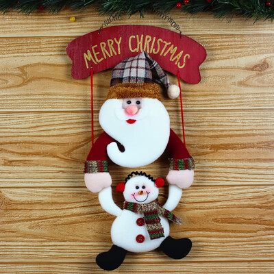 

Santa Claus Pendant Snowman Shape Pendant Christmas Ornament Pendant Christmas Cloth Doll Santa Pendant Xmas christmas