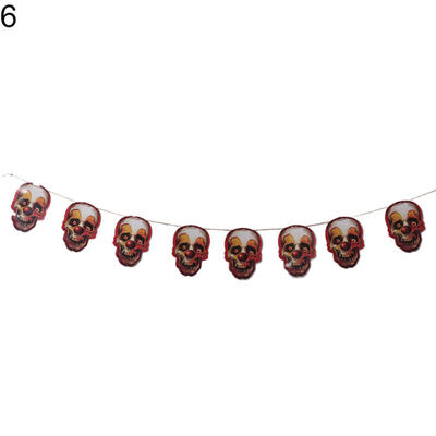 

Horrible Halloween Party Haunted House Hanging Garland Pennant Banner Decoration