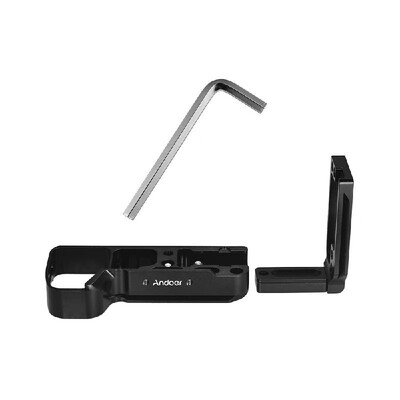 

Andoer -shaped Aluminum Alloy Quick Release Plate  Bracket Plate Quick Release Baseplate with Side Plate for Sony A7III A7MIII A