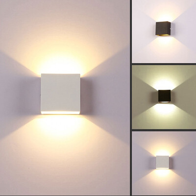 

6W LED Wall Lights Up Down Indoor Modern Sconce Lighting Lamp White Warm Lights