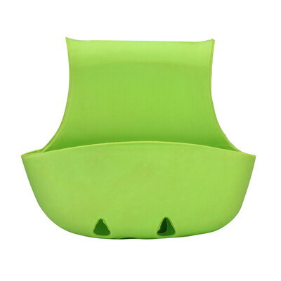 

Gobestart Double Sink Caddy Saddle Style Kitchen Organizer Storage Sponge Holder Rack Tool