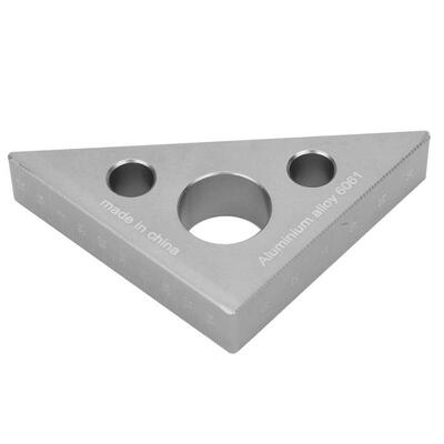 

Greensen Aluminum Alloy Right Angle Ruler DIY Woodworking Triangle Ruler Measuring Gauging Tool