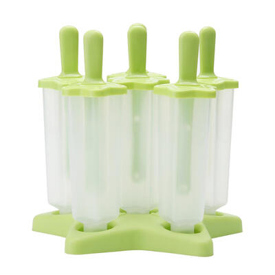 

6 Cell DIY Frozen Ice Cream Mold Ice Lolly Mould Ice Cube Maker Freezer