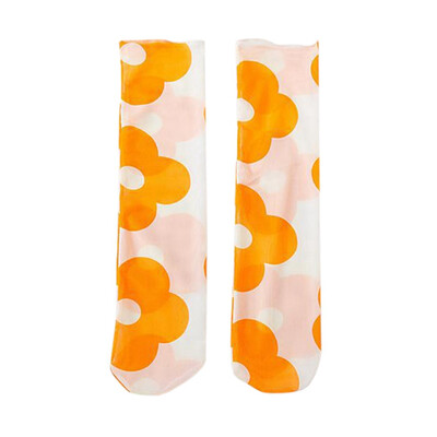 

Women Summer Girls Breathable Ultrathin Thin Section Transparent Flower Lace Elastic Short Socks