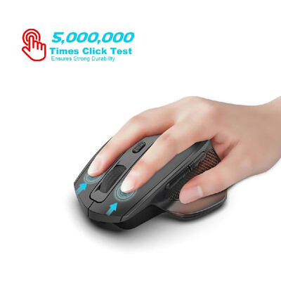 

HXSJ T28 Rechargeable Ergonomics 24GHz Wireless Mouse 2400DPI 3 File Adjustable DPI Vertical Mouse Computer Mute Mouse