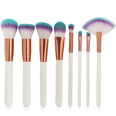 

〖Follure〗8PCS1Set Cosmetic Makeup Brush Brushes Set Foundation Powder Eyeshadow WH