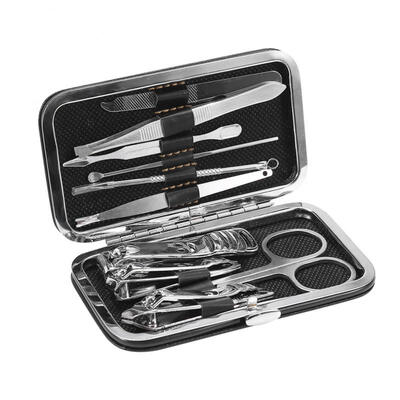 

Greensen ATOMUS 10pcs Stainless Steel Nail Clipper Set Manicure Pedicure Tools Personal Care Beauty Kit