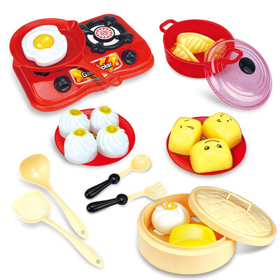 

YIWULAKitchen Toys Cooking Food Wooden Pretend Play Role Educational Kid Children Gift
