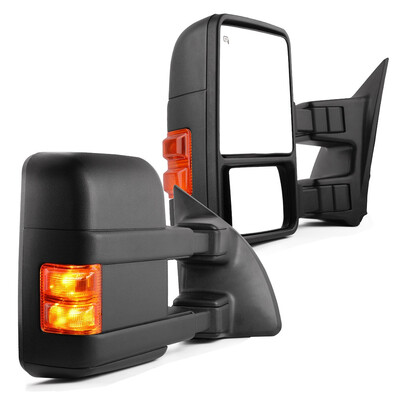 

for 99-07 Ford F250-F550 SuperDuty Towing Mirrors Pair Power Heated Amber Signal