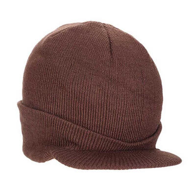 

Fashion Men Women Knit Baggy Beanie Ski Peaked Baseball Cap Autumn Winter Hat