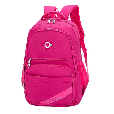 

Tailored Children Backpack Teenage Girls Boys School Backpack Travel Solid Students Bags