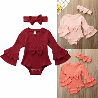 

Kids Baby Girl Pullover Ruffle Long Sleeve Collared Blouse Cotton Top T Shirt Tee Fall Clothes Pink Grey