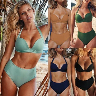 

Women Sexy Bikini Set Swimsuit Beachwear Swimwear Push Up Pedded Bra Bathing Suit Summer Outfit