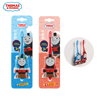 

Thomas&friends THOMAS & FRIENDS childrens toothbrush baby fur training toothbrush baby toothbrush 1-3-6 years old non-electric toothbrush single red