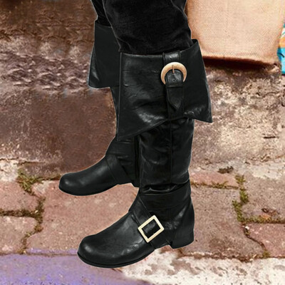 

Rose Women Mid Boots Square Low Heel Boots Side Zipper Bare Boots Motorcycle Boots
