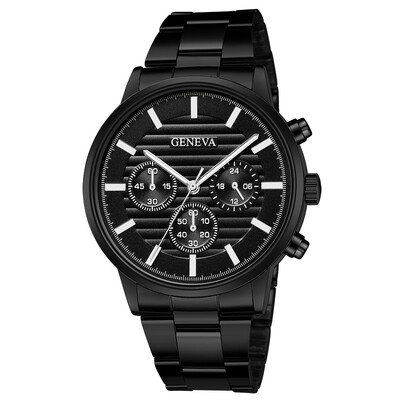 

Gobestart Mens Stainless Steel Quartz Analog Date Wrist Watch Sport Watches Gifts