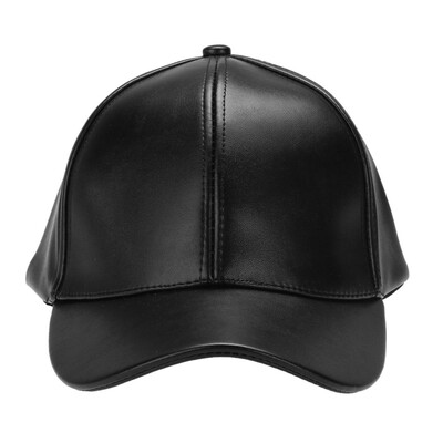 

Unisex Leather Baseball Cap Snapback Outdoor Sport Adjustable Hat