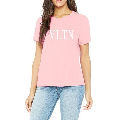 

Nomeni Women Girls Solid Print Tees Shirt Short Sleeve Cotton Blouse Tops