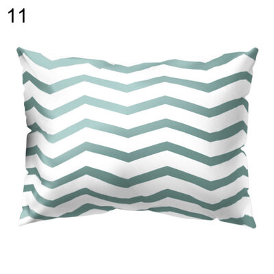 

Circle Wave Curve Block Pillow Case Cushion Cover Sofa Bed Car Cafe Office Decor