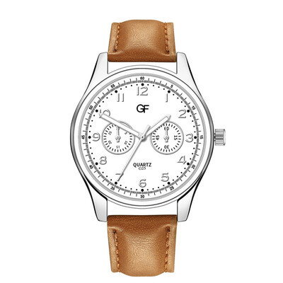 

Gobestart Hot Man Leather Watch Whatever Late Anyway Letter Watches New Pointer glow